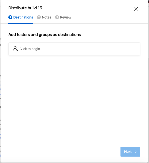 New App Modal