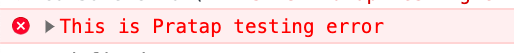 Console.error()
