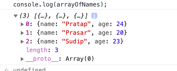 Table Output log
