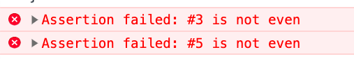 Console.assert()