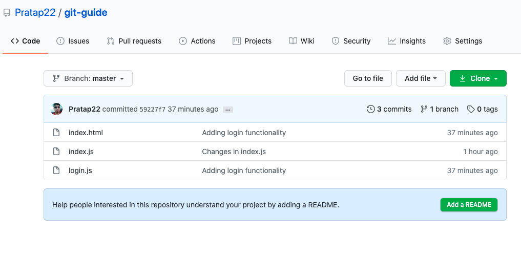 Repository files