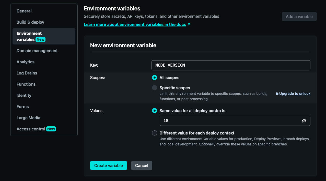 Netlify UI