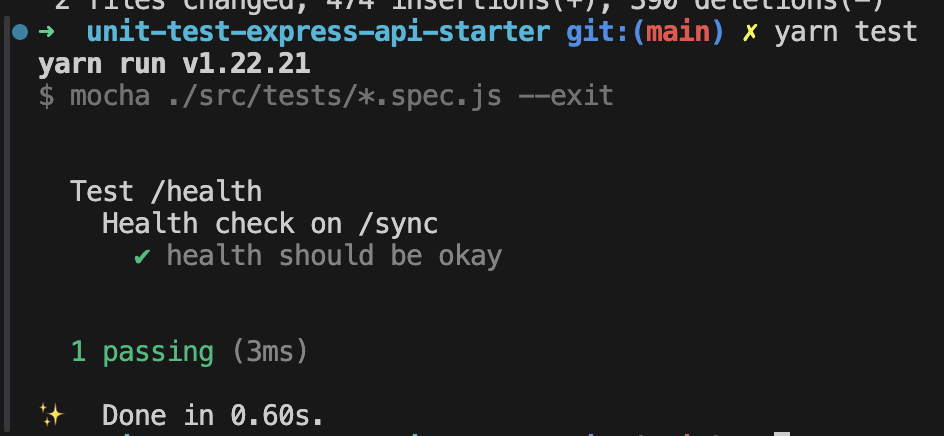 Express Unit Test
